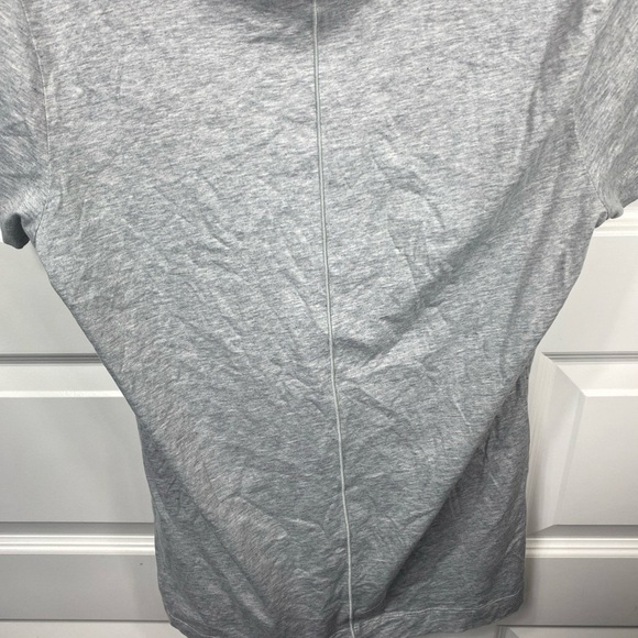 BMW Gray T-Shirt Woman’sLarge Rare Rose Gold BMW Button - Picture 5 of 8